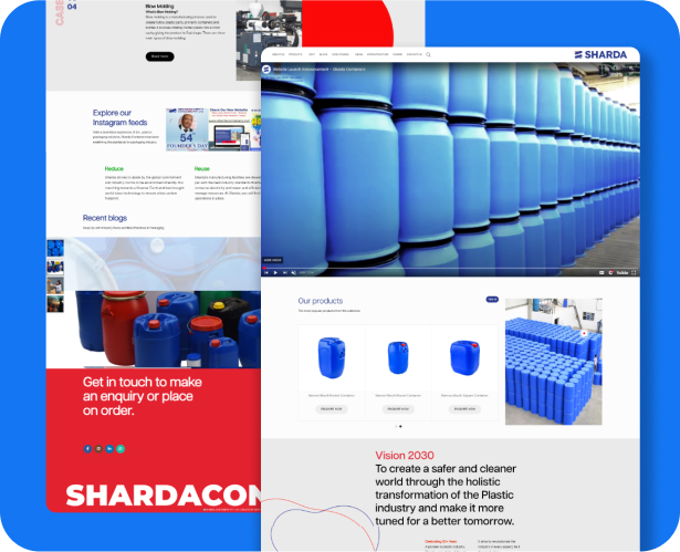 Web portfolio shardacontainers.com